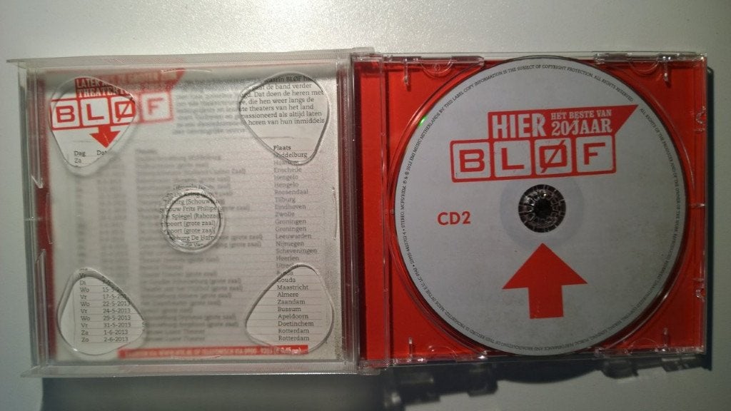 Bløf - Hier Het Beste Van 20 Jaar Bløf, Ophalen of Verzenden, Zo goed als nieuw, Rock, Album