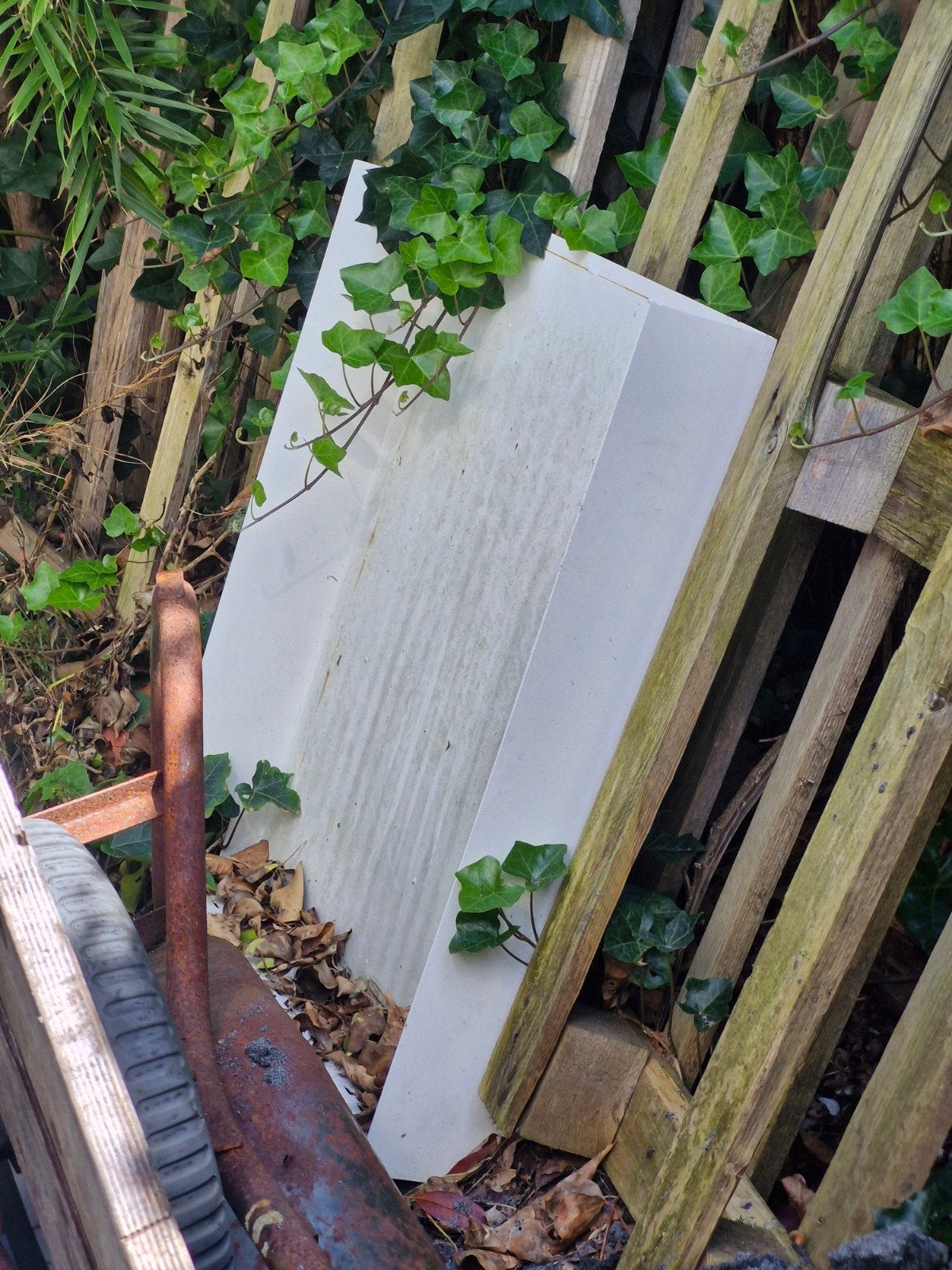 stalen Wit paneel/plaat, mogelijk voor constructie of decora, Ophalen, Gebruikt