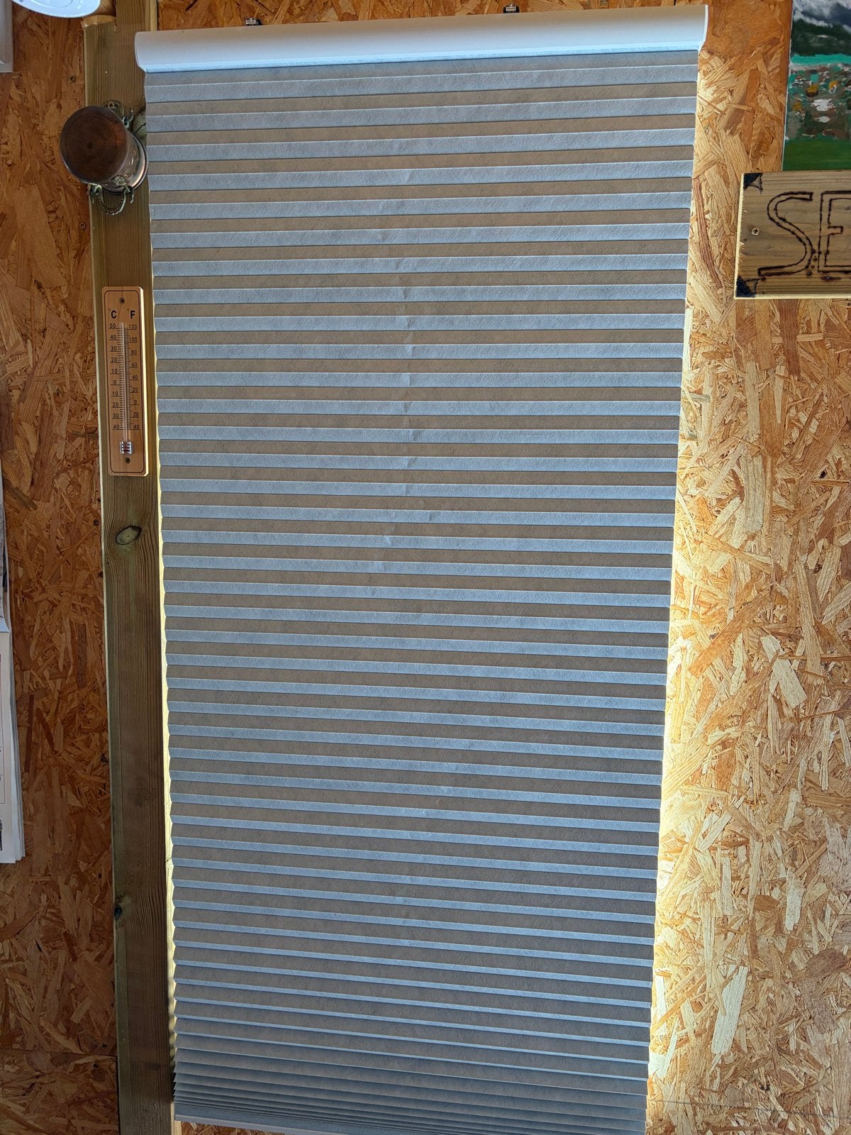 Ikea Trippevals verduisterend plisségordijn 60x195 cm, Ophalen, Gebruikt, Verduisterend, IKEA