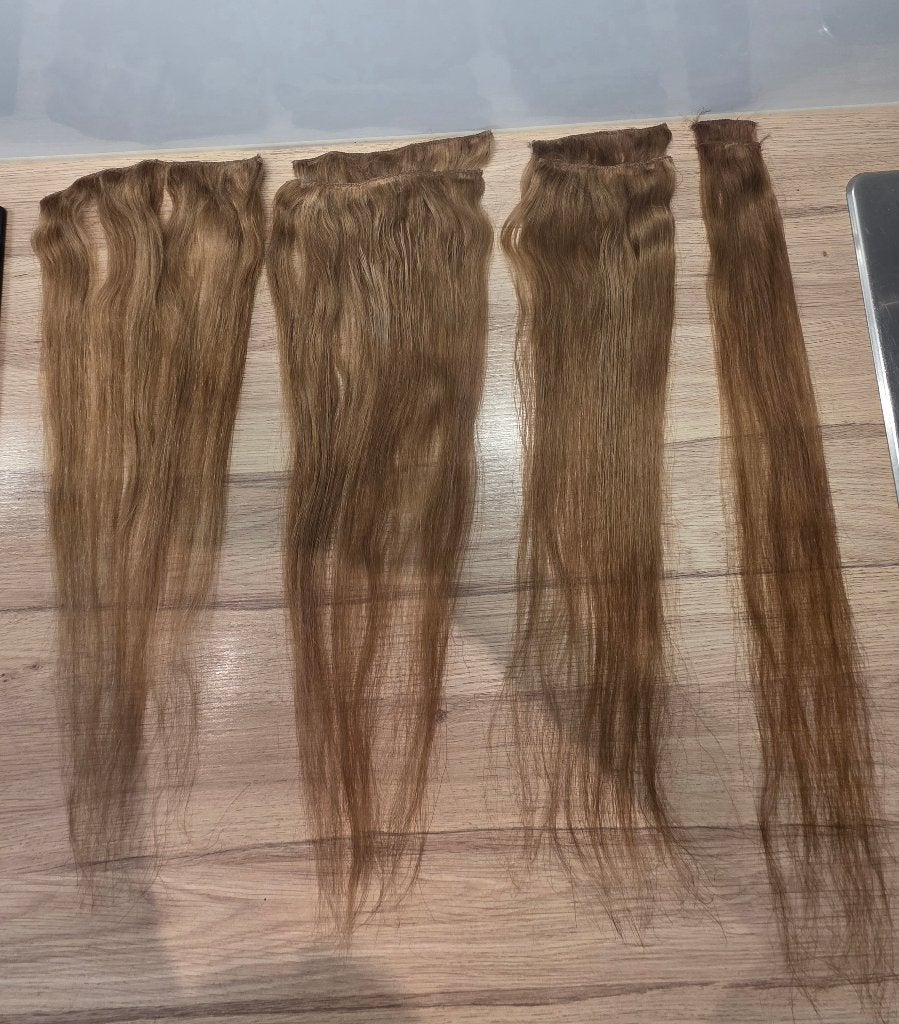 clip extension echt haar, Sieraden, Tassen en Uiterlijk, Uiterlijk | Haarverzorging, Ophalen of Verzenden, Gebruikt, Pruik of Haarverlenging