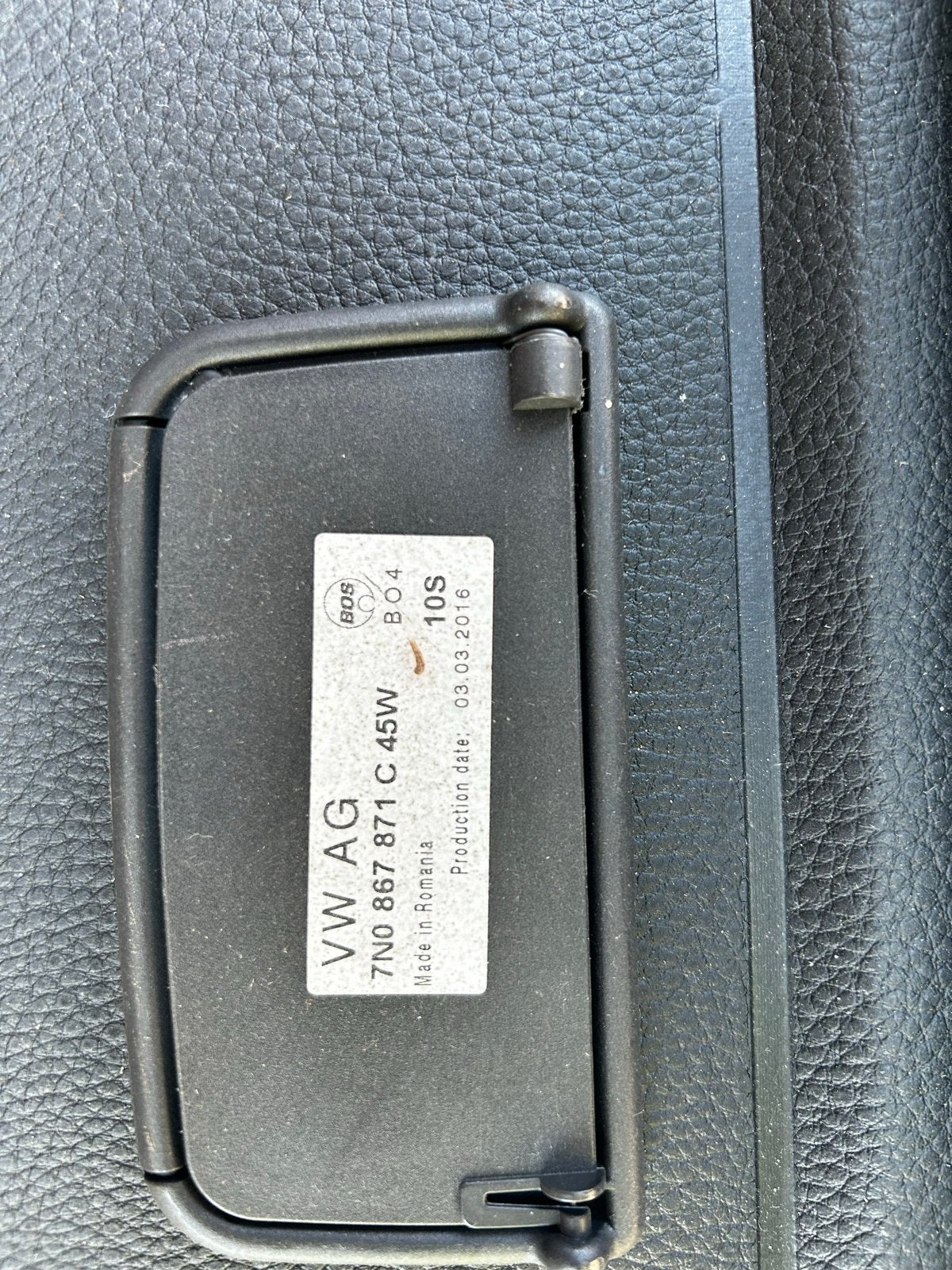 rollo rolhoes VW Sharan/Seat Alhambra 7N0 867 871 C 45W, Auto-onderdelen, Carrosserie en Plaatwerk, Bumper, Volkswagen, Achter