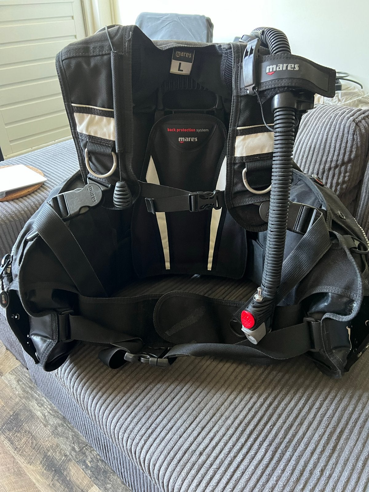 Mares Prestige Trimvest Maat L, Ophalen of Verzenden, Gebruikt, Trimvest of Wing