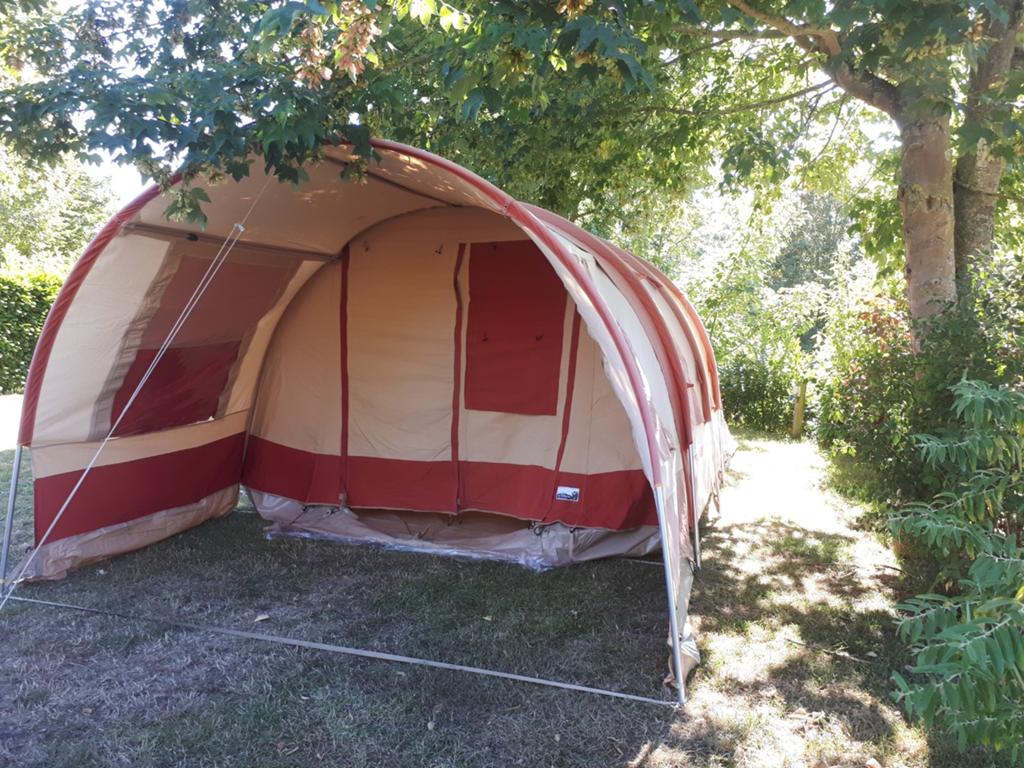 Katoenen tunneltent van Vrijbuiter, 4 persoons, Caravans en Kamperen, Ophalen, Gebruikt
