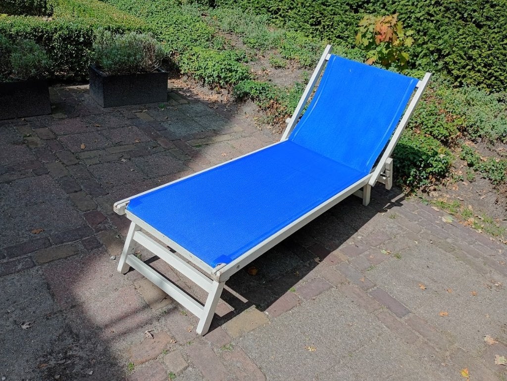 Houten ligbed, Ophalen, Gebruikt, Hout, Inklapbaar