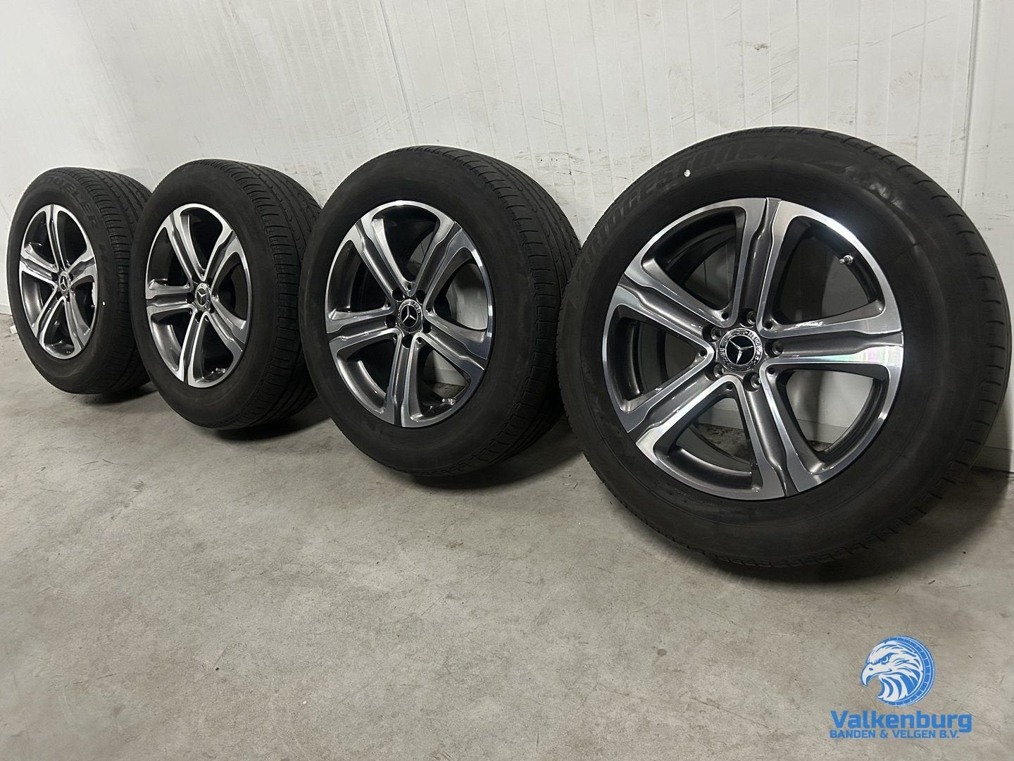 6-7mm! Originele Mercedes GLC W253 18 inch velgen 5x112 TPMS, 18 inch, Gebruikt, -, -