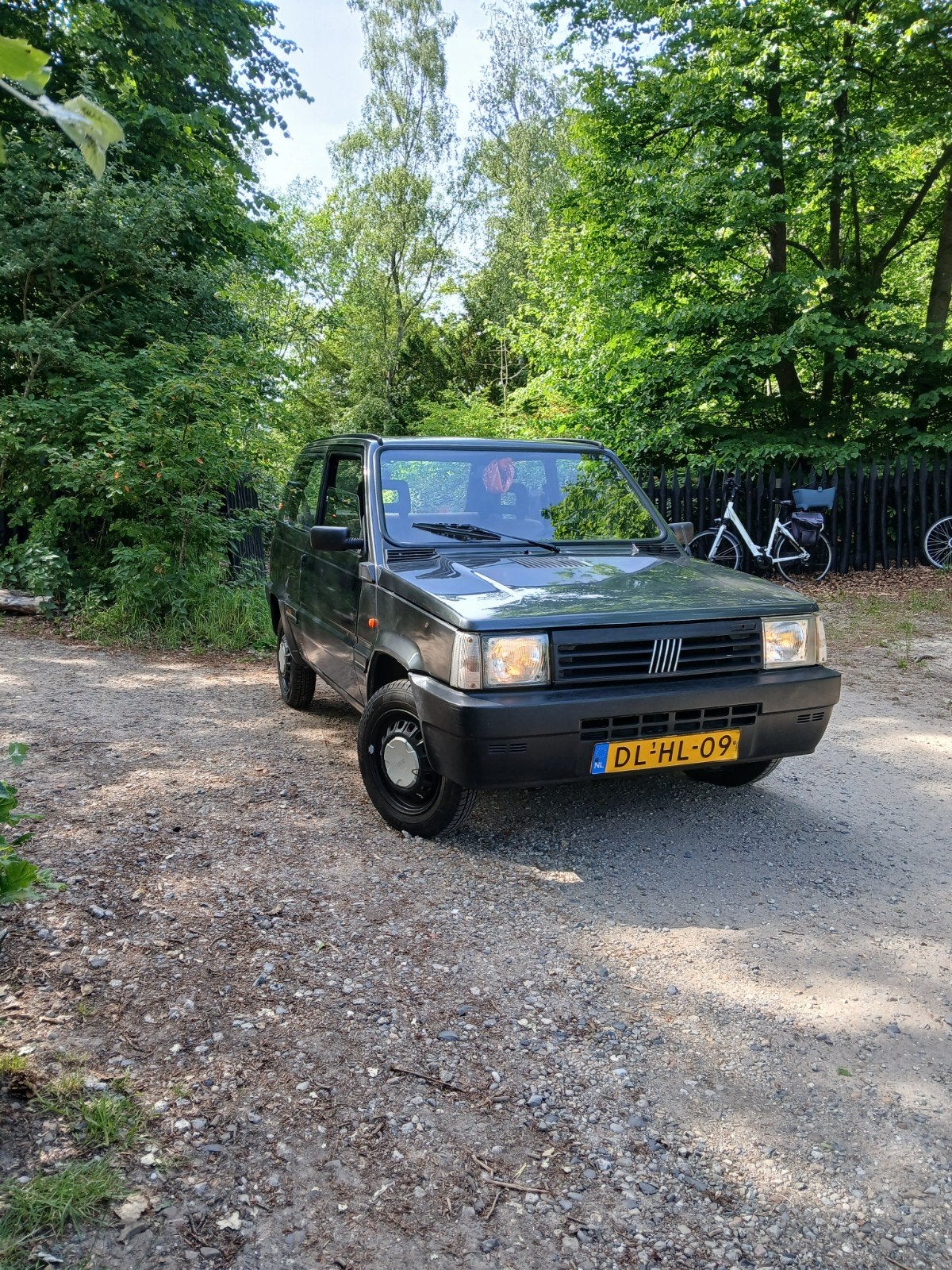 Fiat Panda 1.1 Selecta AUT U9 1992 Grijs, Auto's, Stof, Zwart, Origineel Nederlands, 724 kg
