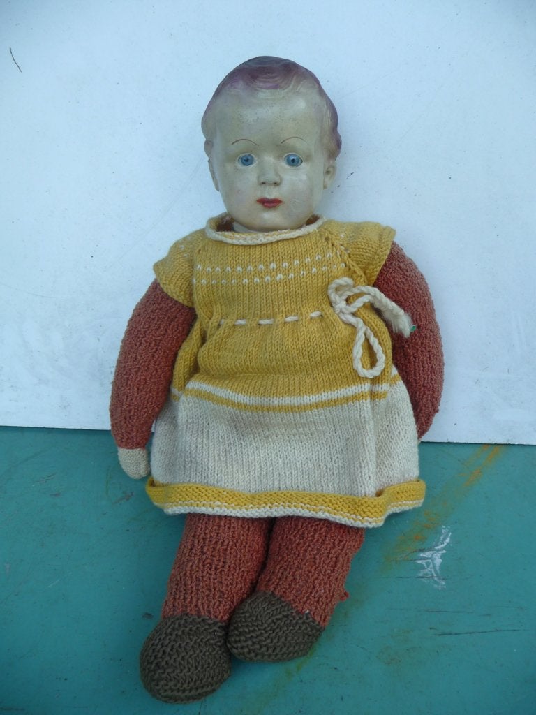 oude pop/poppen antiek, Verzamelen, Ophalen of Verzenden, Gebruikt, Pop