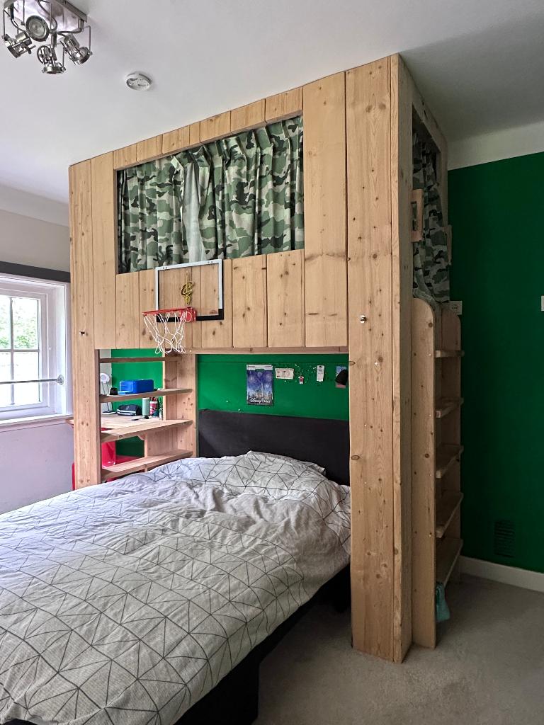 hoogslaper voor kinderkamer, Kinderen en Baby's, Kinderkamer | Stapelbedden en Hoogslapers, Ophalen, Gebruikt, Hoogslaper