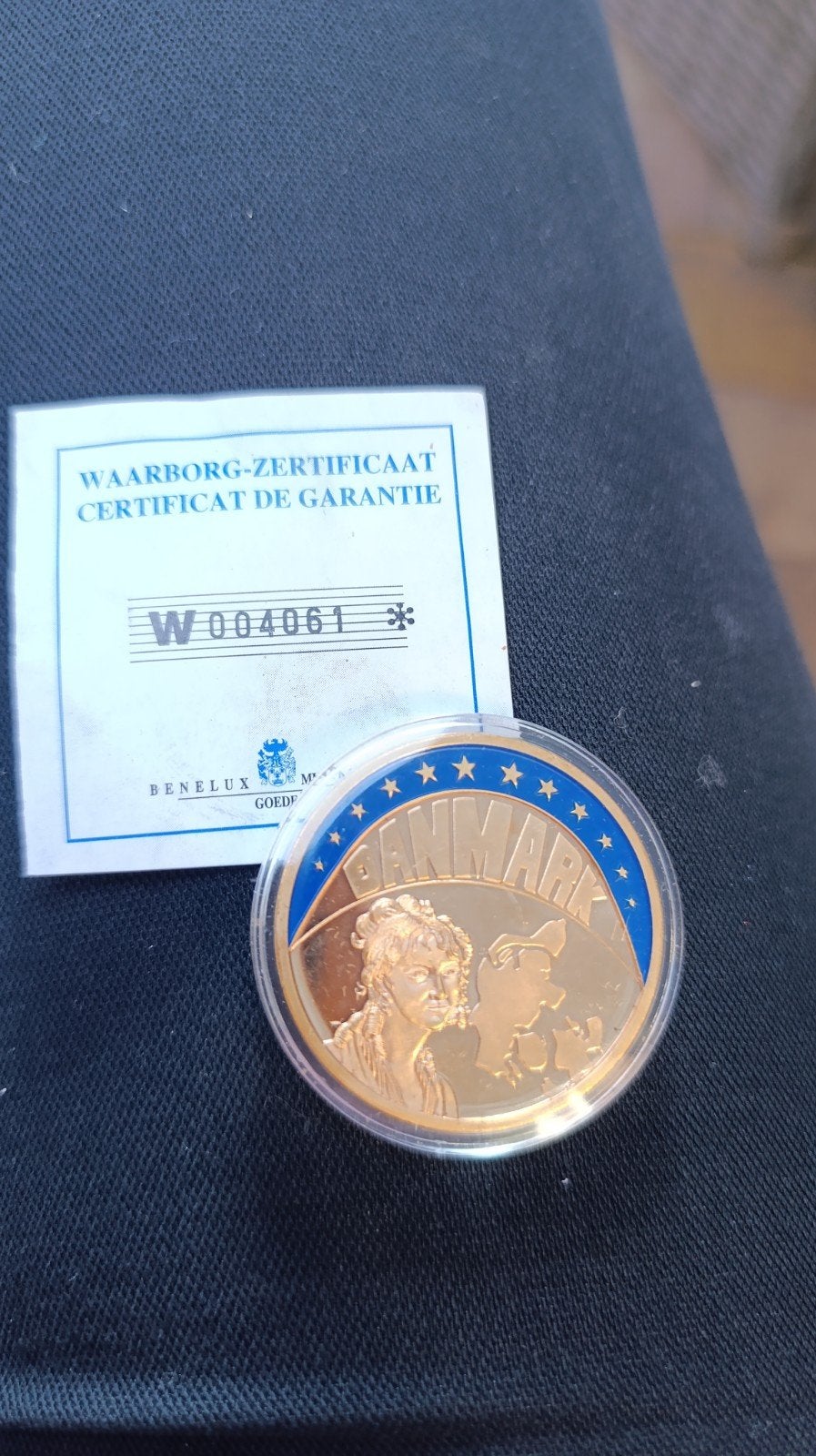 ECU munt 1997 Denemarken met certificaat, Ophalen of Verzenden, Overige waardes, Losse munt