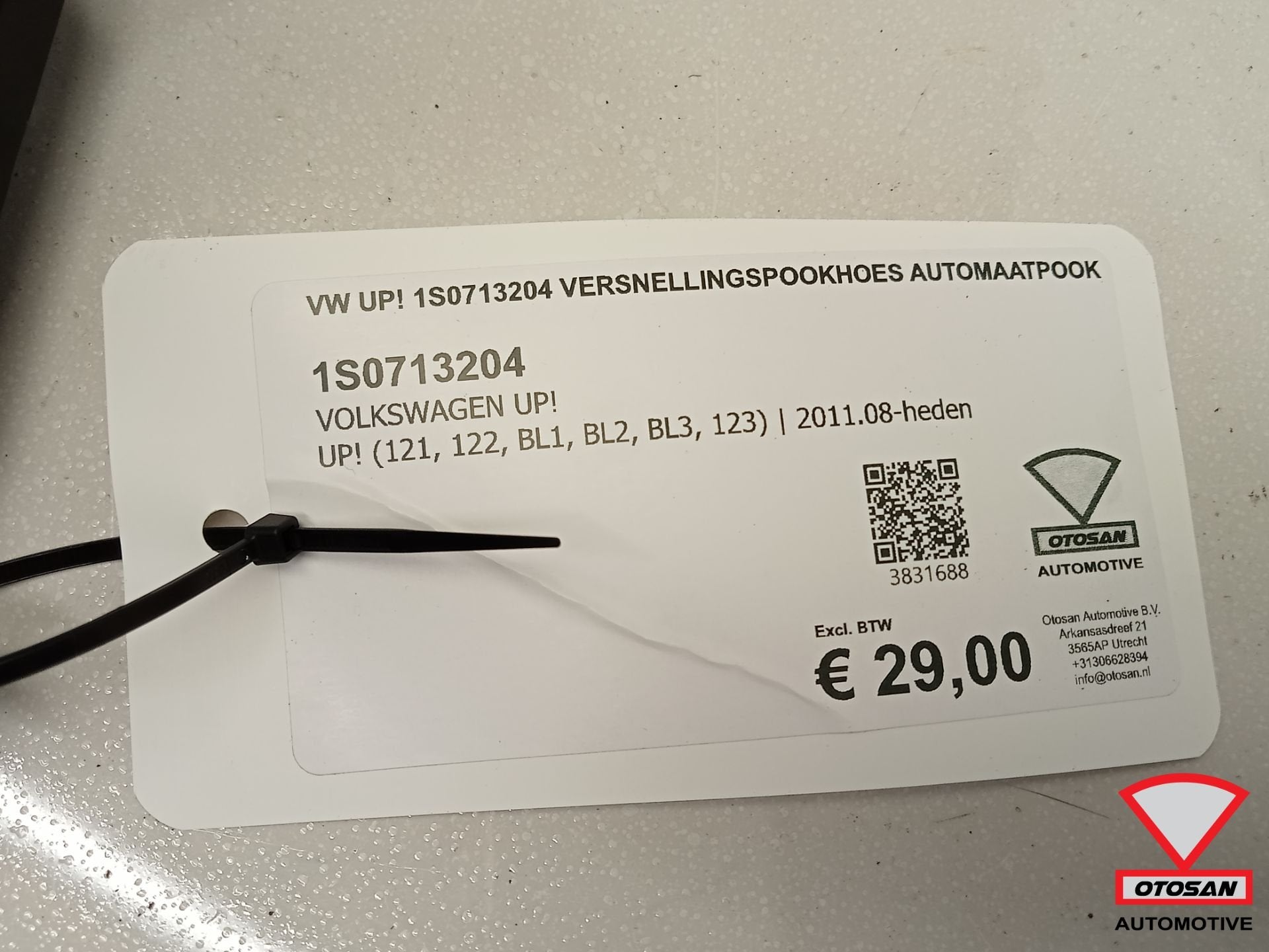 VW Up! 1s0713204 Versnellingspookhoes automaatpook Origineel, Gebruikt, Volkswagen, Volkswagen AG, Berliner Ring 2
38440  Wolfsburg, DE