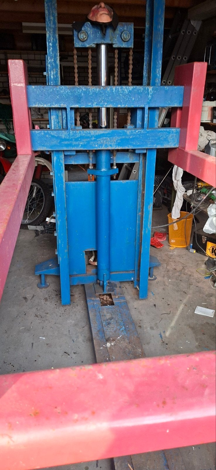 Ellicon verrijdbare  hefbrug 2000 KG - 380V, Ophalen