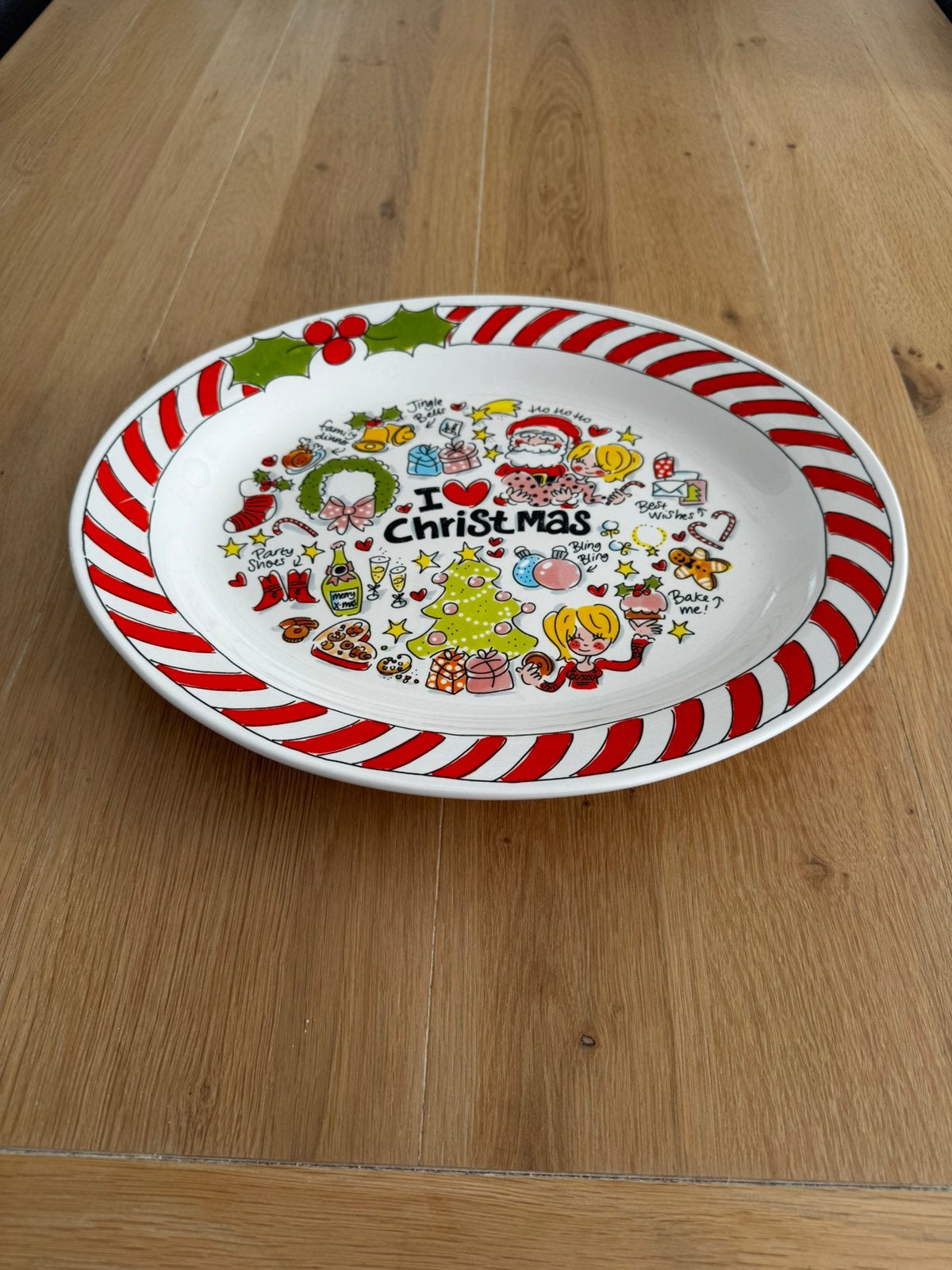 Blond Amsterdam Kerst ovale schaal, Nieuw, Ophalen of Verzenden, Schaal of Schalen, Overige stijlen