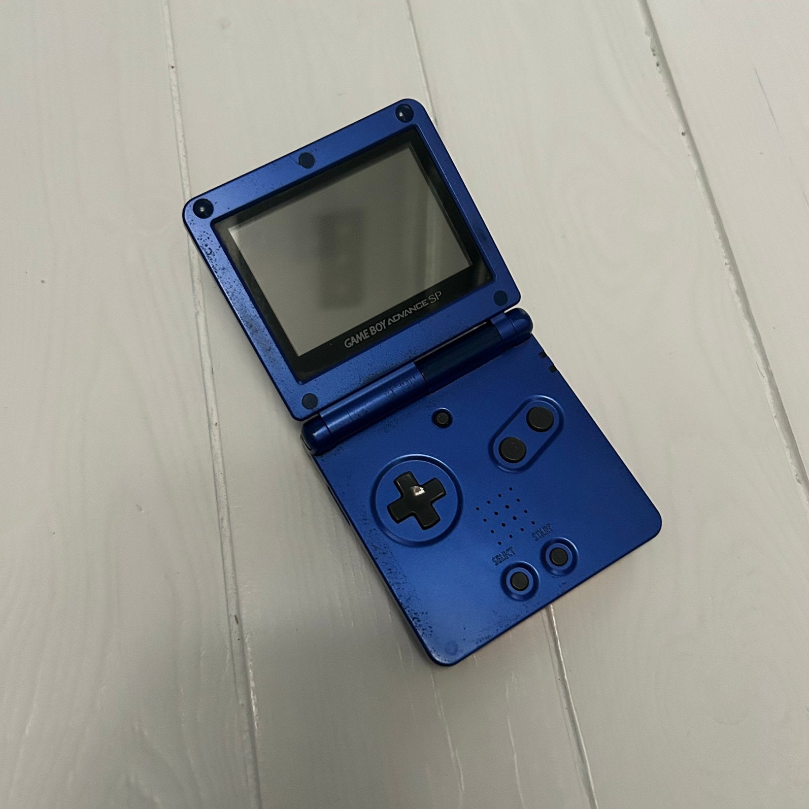 Nintendo gameboy advance sp blauw, Spelcomputers en Games, Ophalen of Verzenden, Zo goed als nieuw, Game Boy Advance SP