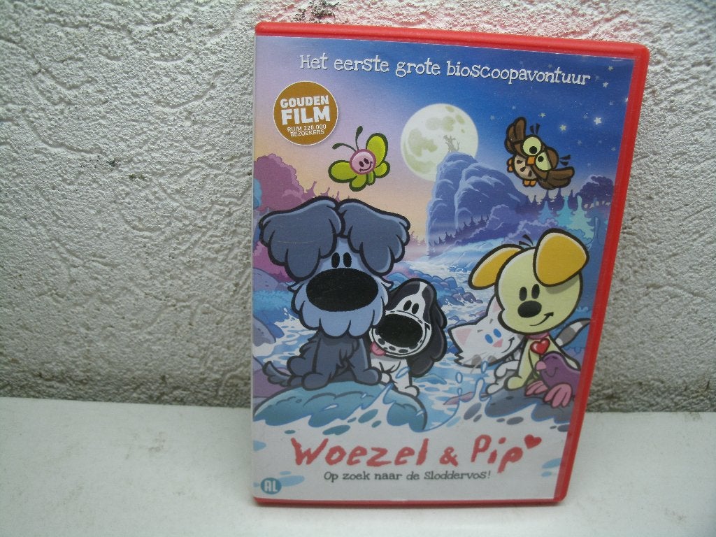 dvd 227k woezel en pip op zoek naar de sloddervos, Alle leeftijden, Ophalen of Verzenden, Zo goed als nieuw