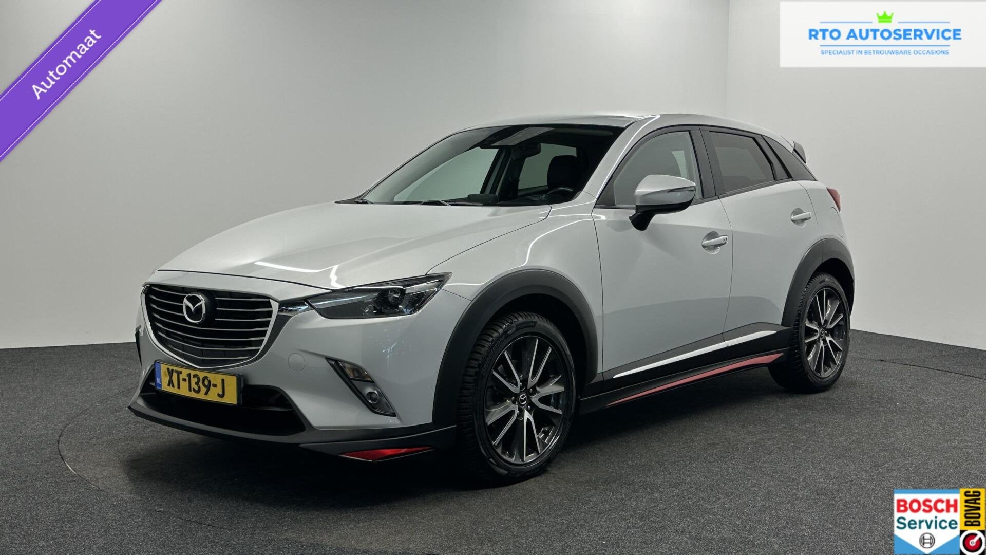 Mazda CX-3 2.0 SkyActiv-G 120 TS+ CAMERA-LEER-CARPLAY-AUTOMA, 1998 cc, Euro 6, 4 cilinders, Met garantie (alle)