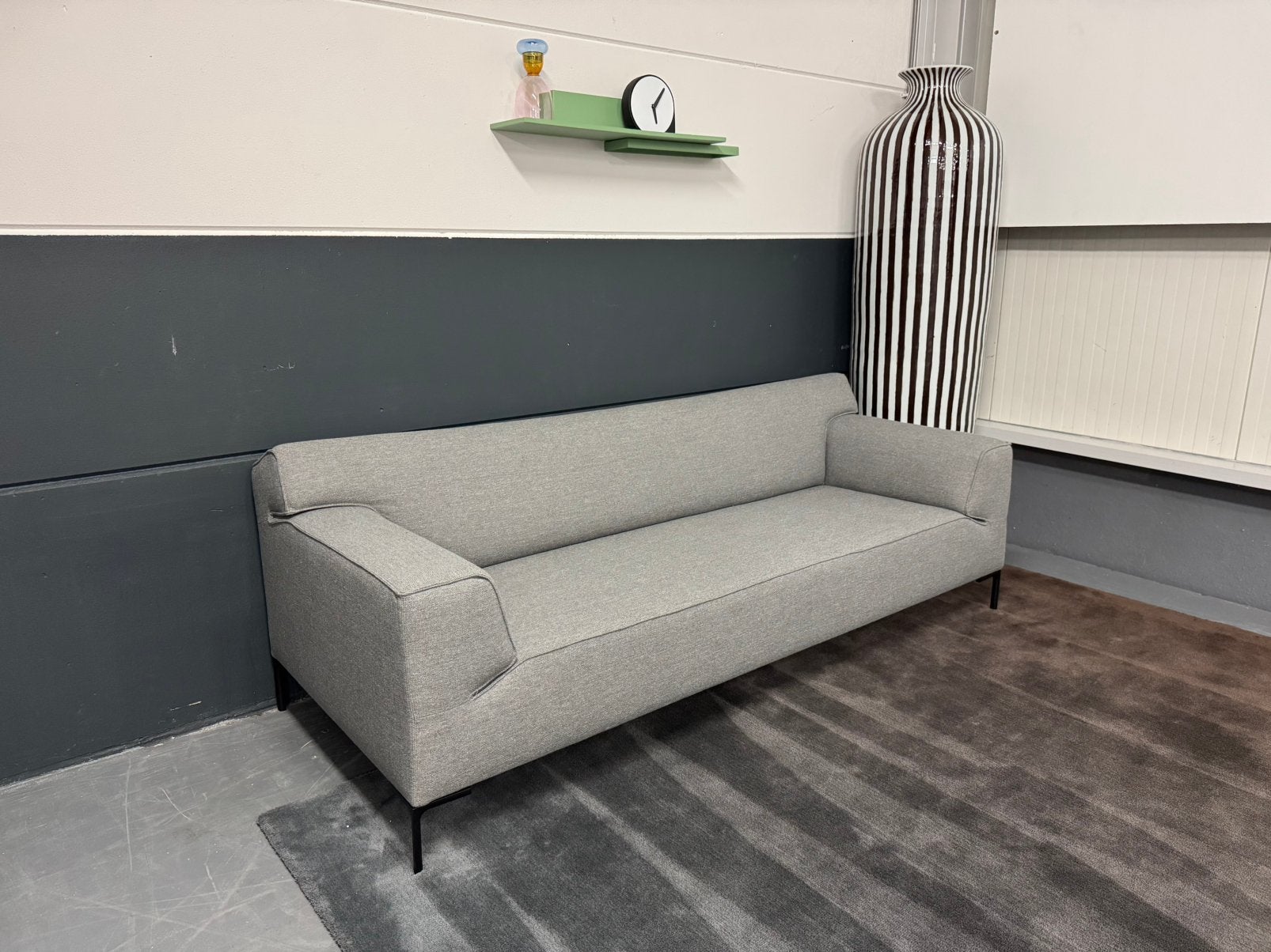 Nieuw Design on Stock Bloq 3-zits | Milton Ash, Ophalen, 75 tot 100 cm, Rechte bank, Stof