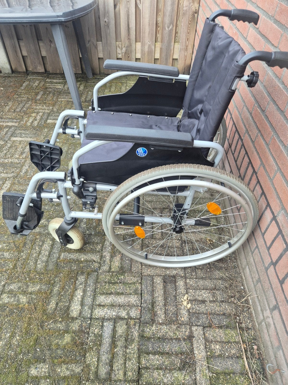 Rolstoel, Diversen, Rolstoelen, Ophalen, Inklapbaar, Zo goed als nieuw, Duwrolstoel