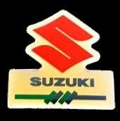 Suzuki pin met tekst-epoxy, Verzenden, Nieuw, Transport, Speldje of Pin