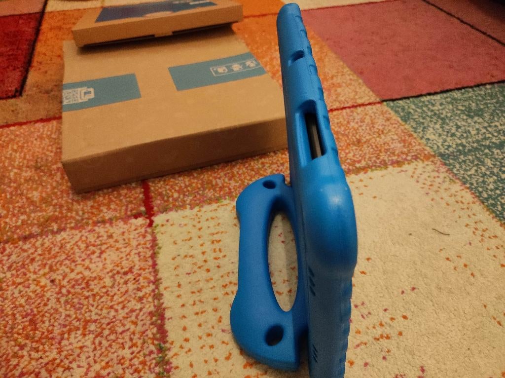BlueBuilt Samsung Galaxy Tab A9 Plus Kids Cover Blue, Computers en Software, Tablet-hoezen, Ophalen, 11 inch, Nieuw, Bescherming voor- en achterkant