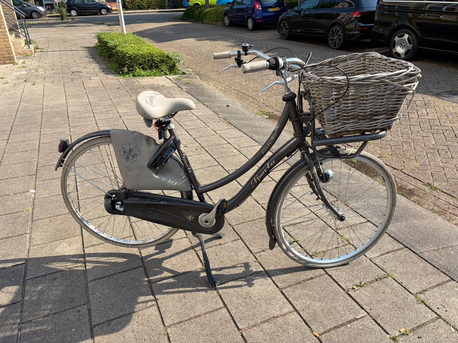 Moederfiets sparta country tour 3 versnellingen OPKNAPPER, Ophalen, Sparta, Gebruikt, Mandje