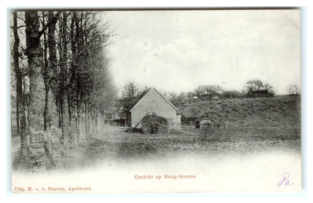 Hoog Soeren, Gezicht op Hoog-Soeren, Ophalen of Verzenden, Voor 1920, Gelopen, Gelderland