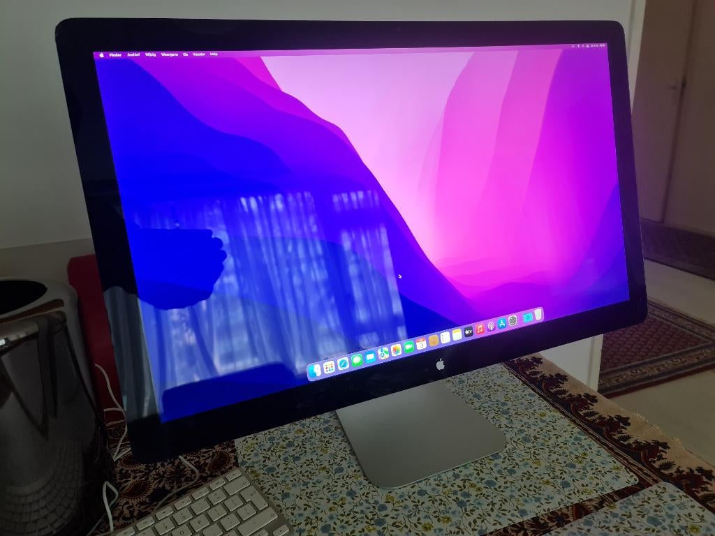 Apple Cinema LED Display 27 inch, Computers en Software, Monitoren, Ophalen, Gebruikt, 60 Hz of minder, LED