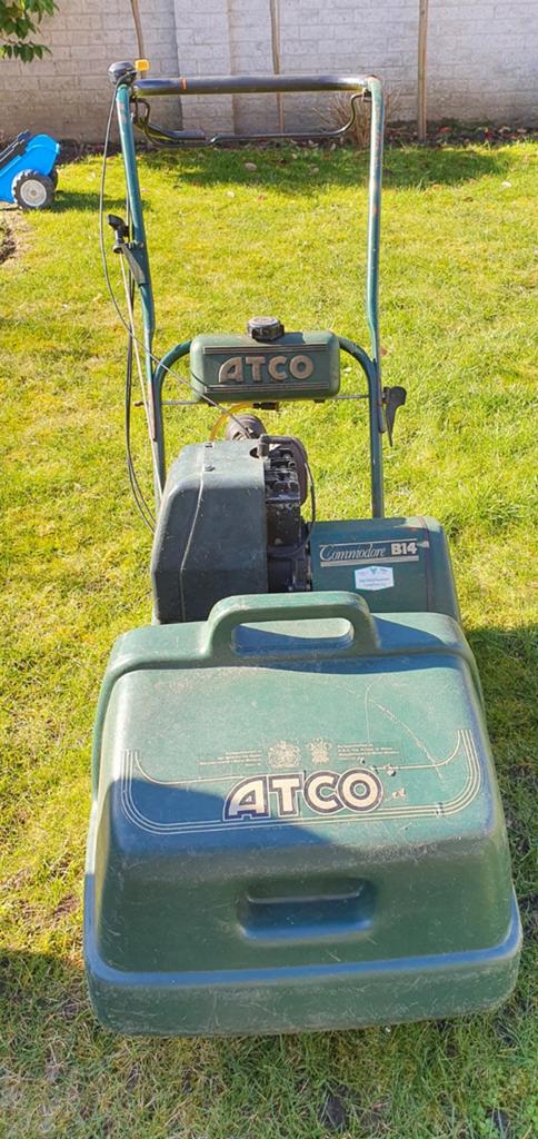 Atco commedore b14, Tuin en Terras, Grasmaaiers, Kooimesmaaier, Ophalen of Verzenden, 50 cm of meer