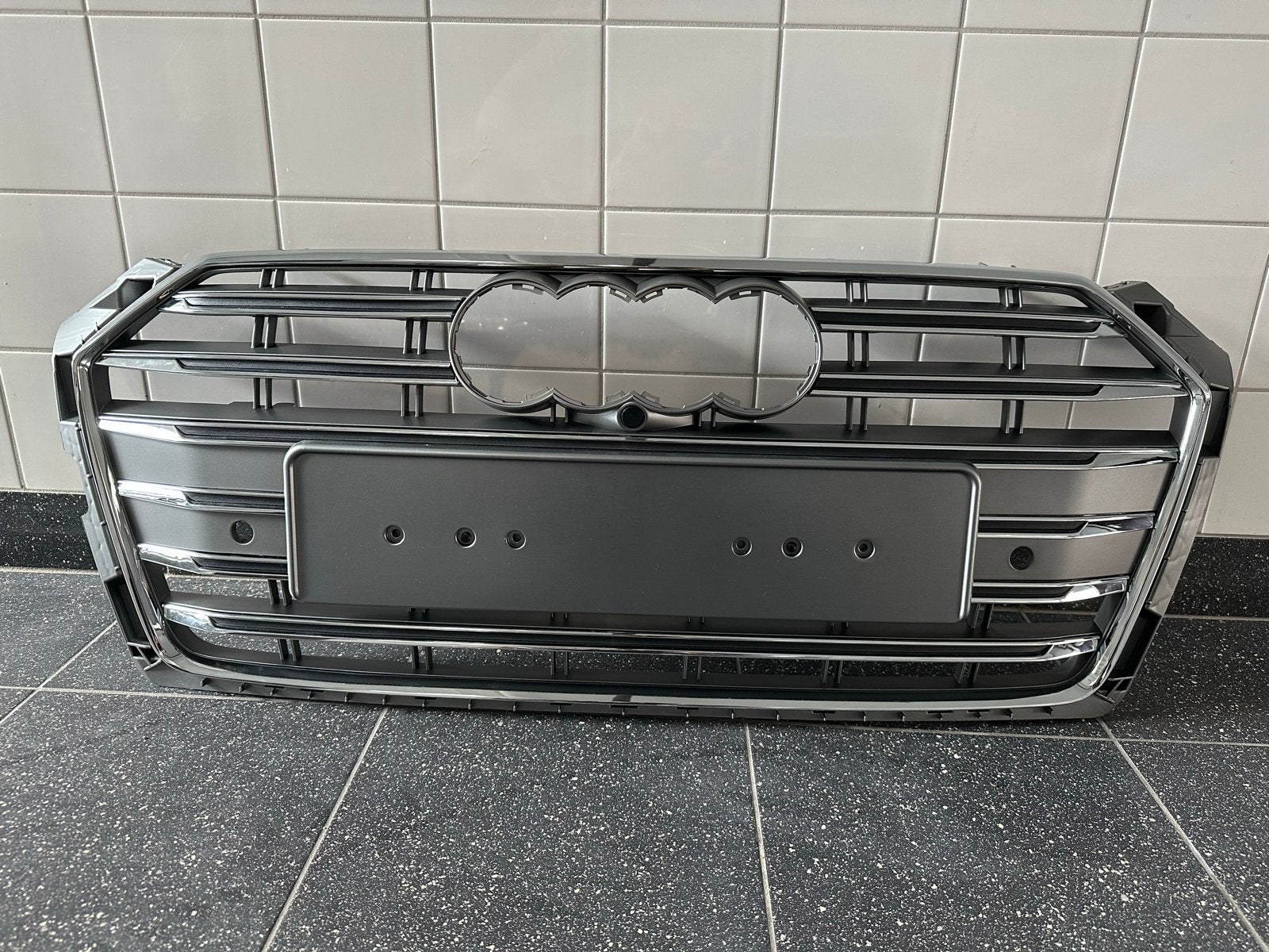Grill Audi A5/S5 B9 (2016-2019) met logo's, Voor, Nieuw, Bumper, Audi
