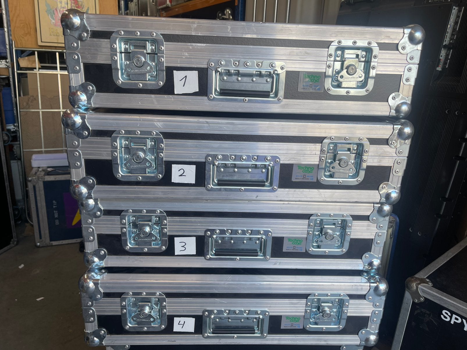 TECHNOCASE FLIGHTCASES 67x53cm 9+6cm Hoog Klapdeksel NW Nr.3, Ophalen, Nieuw, Overige instrumenten, Flightcase