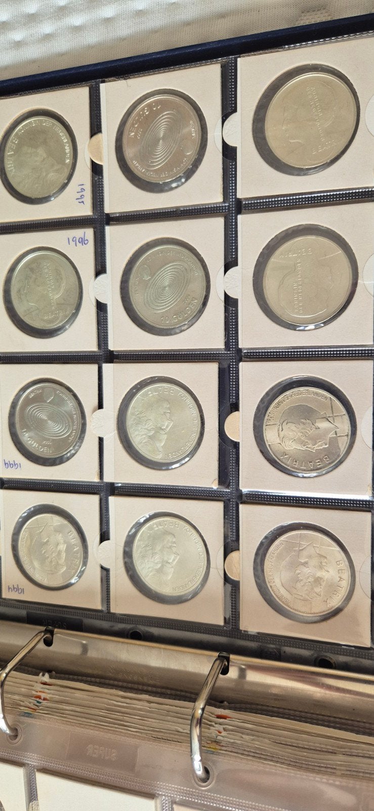 12 Zilveren Tientjes Koningin Beatrix, Postzegels en Munten, Munten | Nederland, 10 gulden, Koningin Beatrix, Ophalen of Verzenden