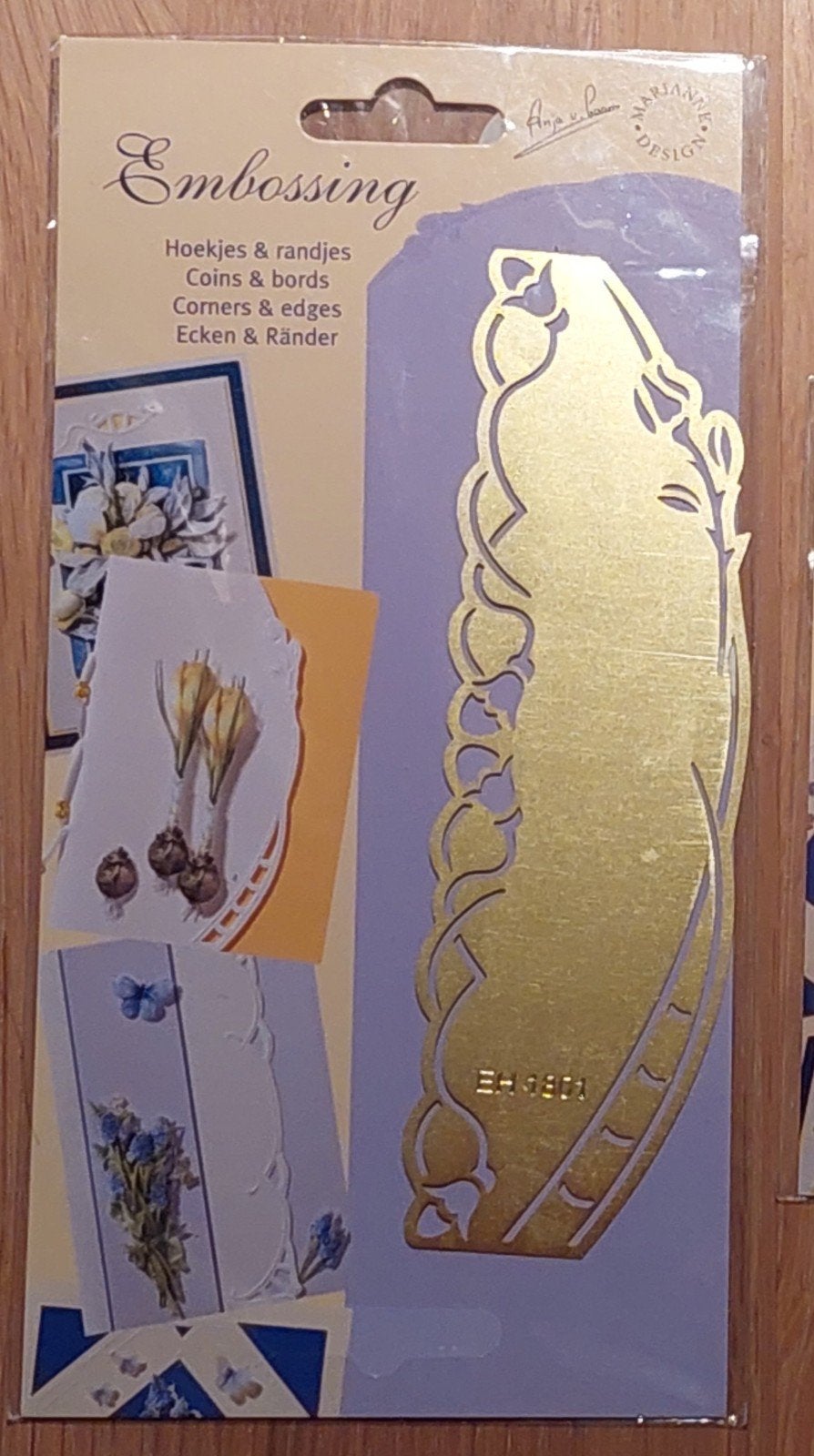 Hoekjes en Randjes embossing mal - Marianne Design, Ophalen of Verzenden, Zo goed als nieuw, Overige thema's, Pons of Mal
