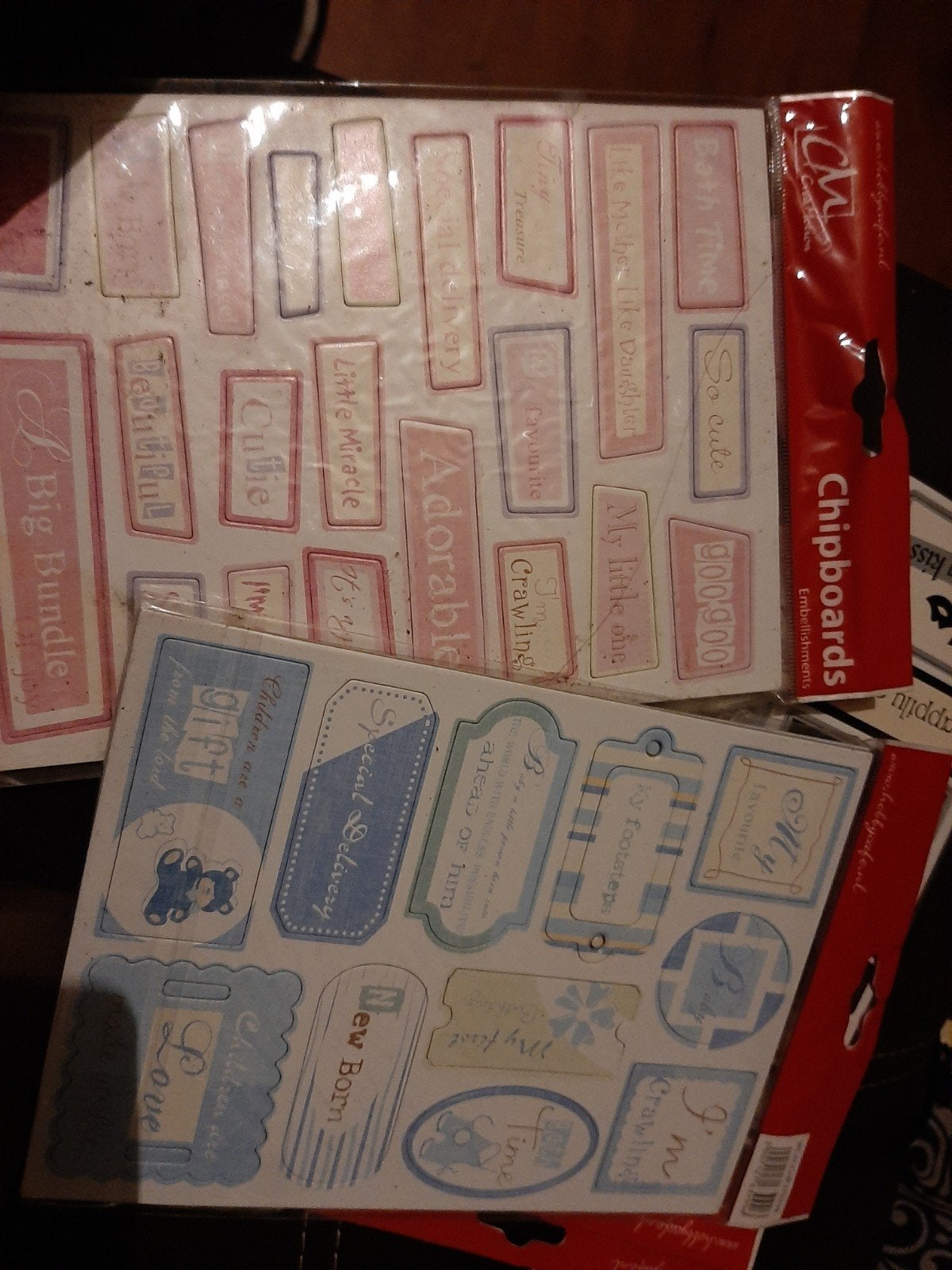 Veel knutsel stickers  voor Bruiloft, Baby, Algemeen, Ophalen of Verzenden, Nieuw, Meerdere stickers