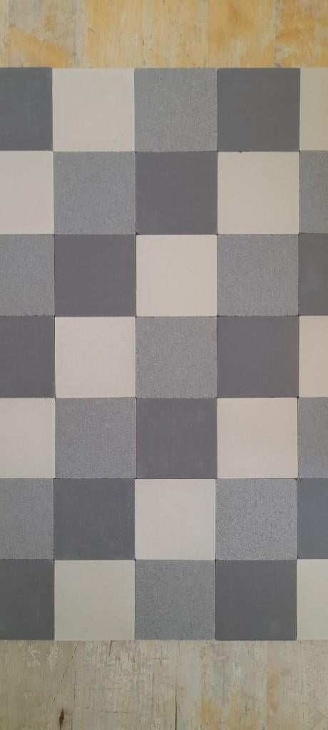 retro tegels 5x5 cm  dubbel hardgebakken, Ophalen, Keramiek, Overige typen, Nieuw