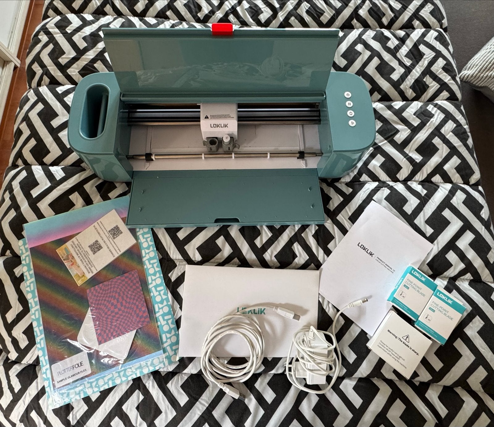 Loklik plotter / snijmachine, Geschikt voor snijden, Groen, Overige thema's, Ophalen of Verzenden