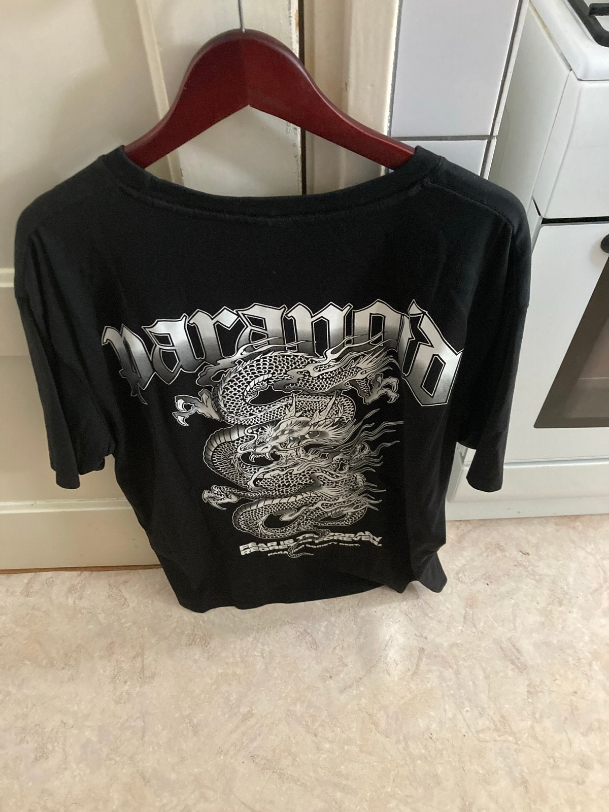 Nieuw zwart T-shirt met drakenprint - Black Squad XXL, Verzenden, Zo goed als nieuw, Overige maten, Zwart