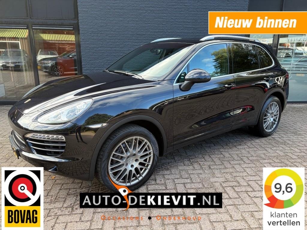 Porsche CAYENNE 3.0 D opendak trekhaak, Auto's, Automaat, Gebruikt, Zwart, Bedrijf