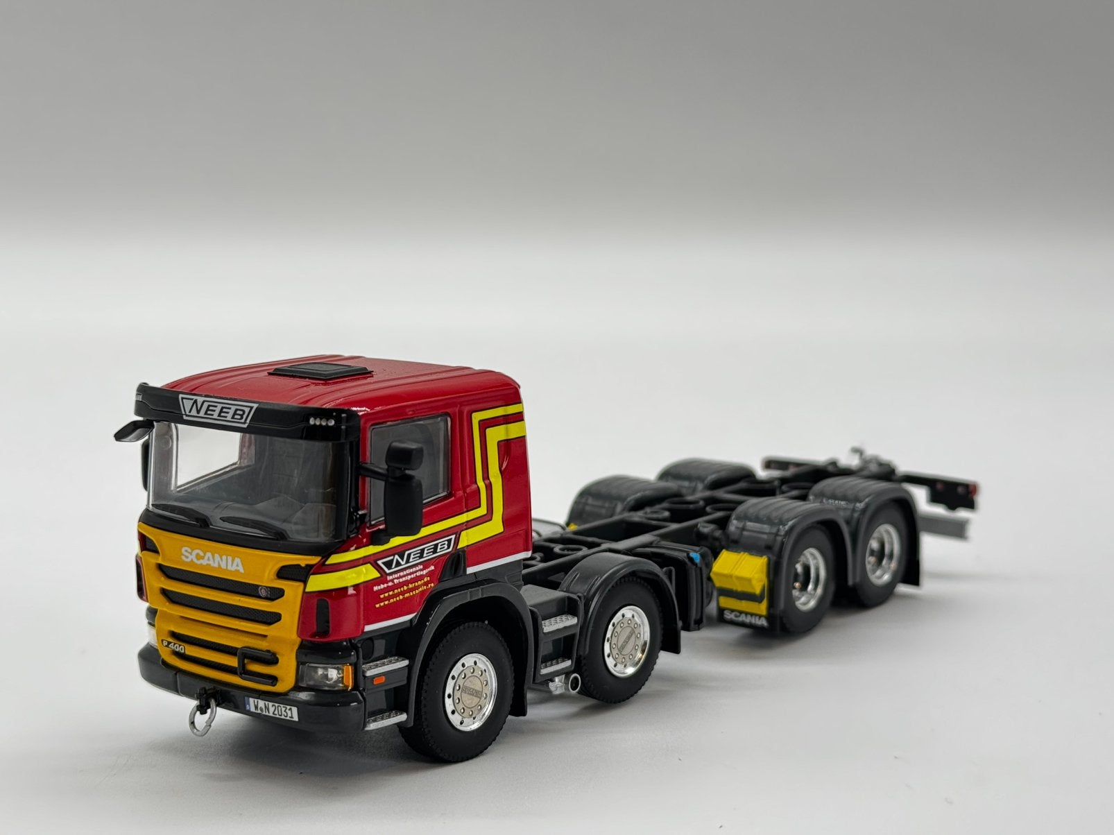 WSI SCANIA P 400 LOW CAB 8x4 NEEB, Hobby en Vrije tijd, Modelauto's | 1:50, ., Nieuw, Ophalen of Verzenden, .