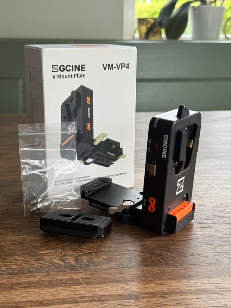 ZGCINE VM-VP4 V-mount plate, Ophalen of Verzenden, Zo goed als nieuw