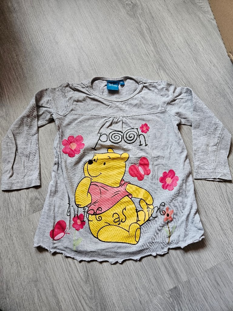 Winnie The Pooh longsleeve shirt maat 98 in zeer goede staat, Disney, Meisje, Ophalen of Verzenden, Zo goed als nieuw