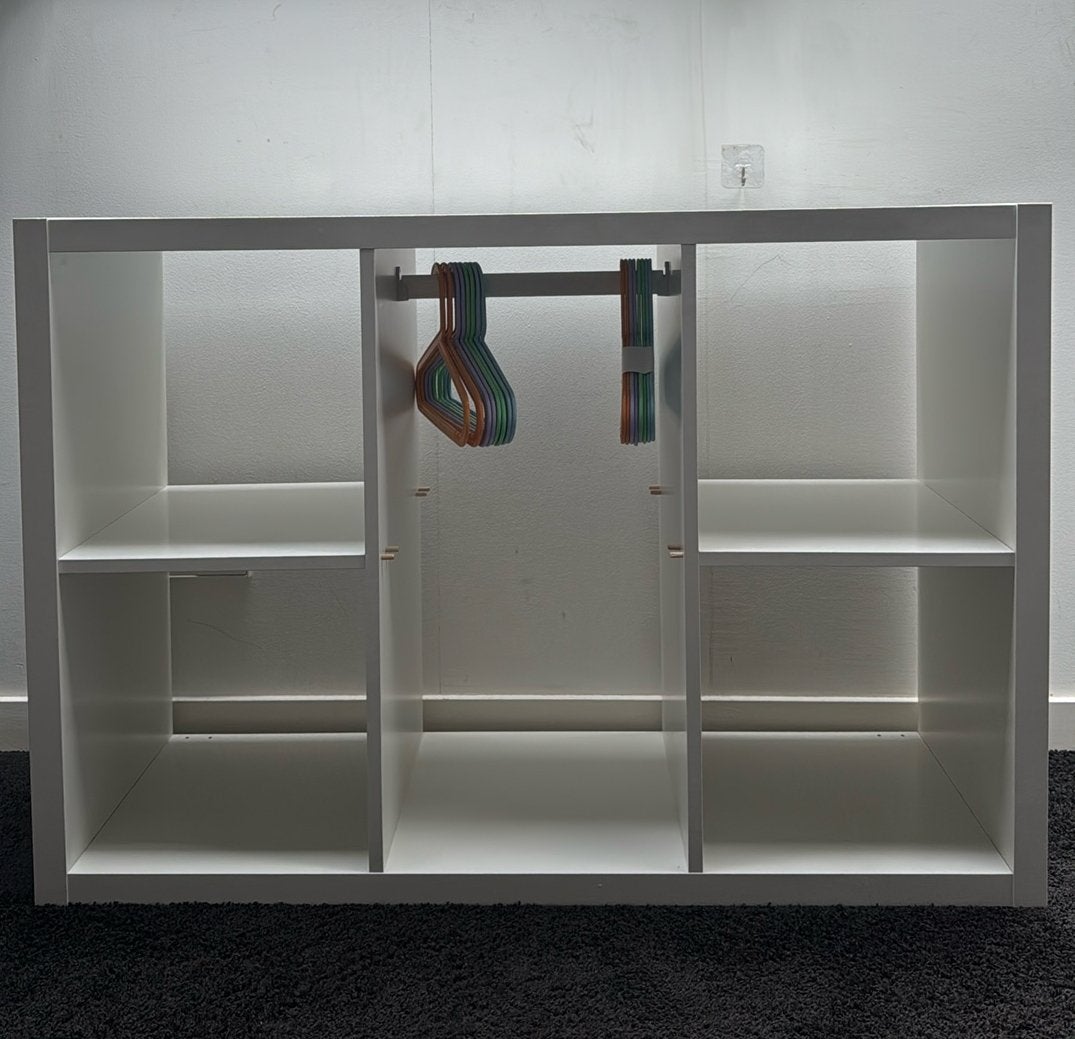 IKEA KALLAX Montessori Kinderkledingkast, Ophalen, 100 tot 150 cm, 50 tot 100 cm, Zo goed als nieuw