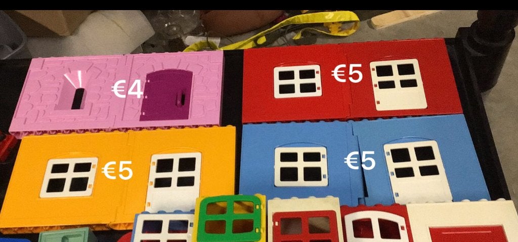 duplo huizen dieren blokken los te koop, Ophalen of Verzenden, Gebruikt, Duplo