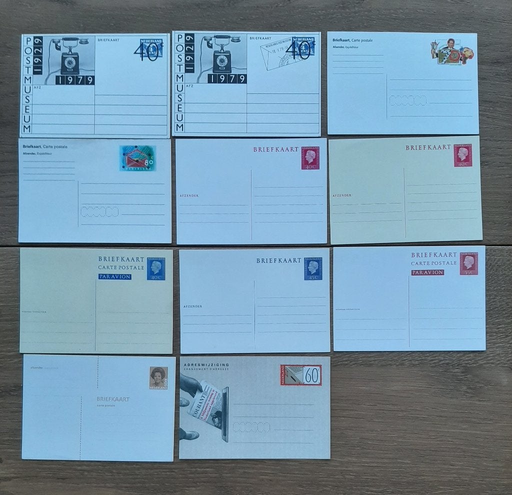11 Briefkaarten Nederland onbeschreven, Ophalen, 1960 tot 1980, Ongelopen, Noord-Brabant