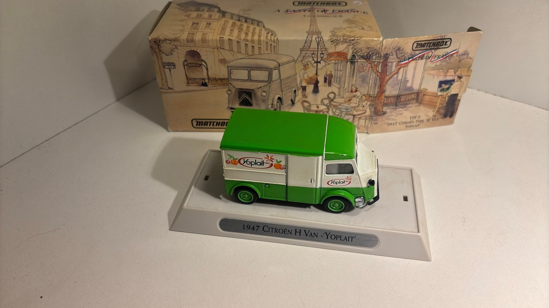 Citroen type h yoplait matchbox 1.43, Auto, Ophalen of Verzenden, A, A