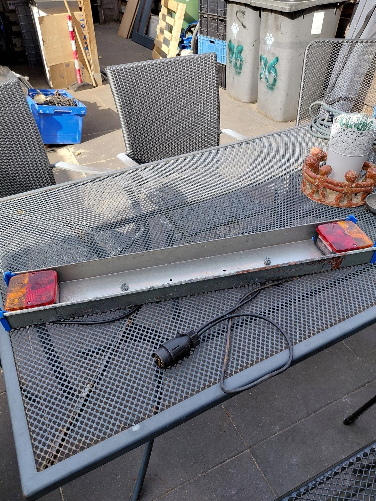 goedwerkende lichtbalk aanhanger of fietsendrager, Ophalen of Verzenden