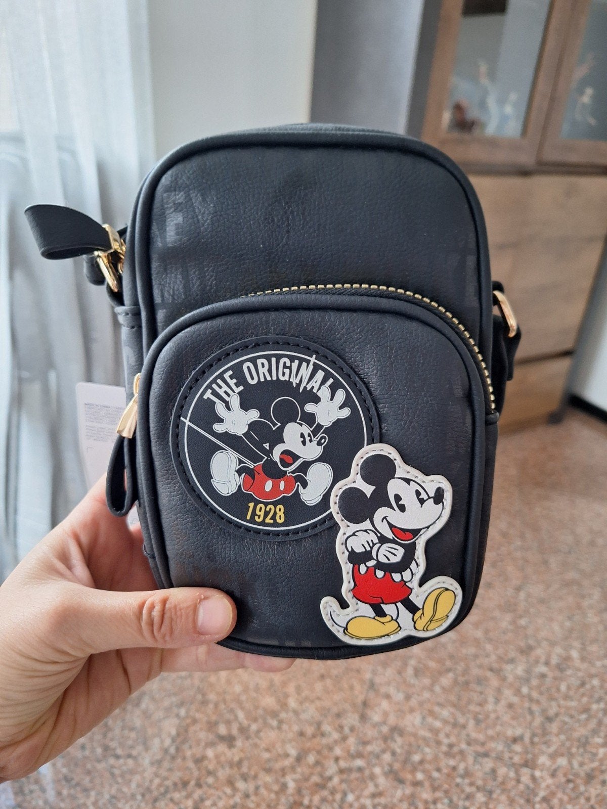 Nieuw Disney Mickey Mouse schoudertasje k, Ophalen of Verzenden, Nieuw, Zwart, Schoudertasje