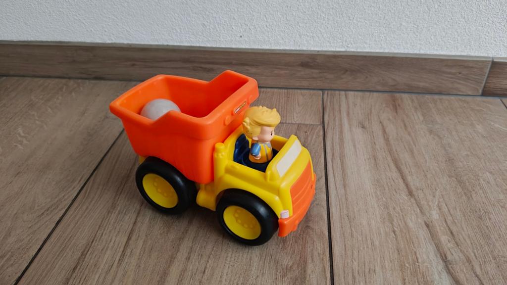 Fisher Price Little People kiepwagen, Ophalen