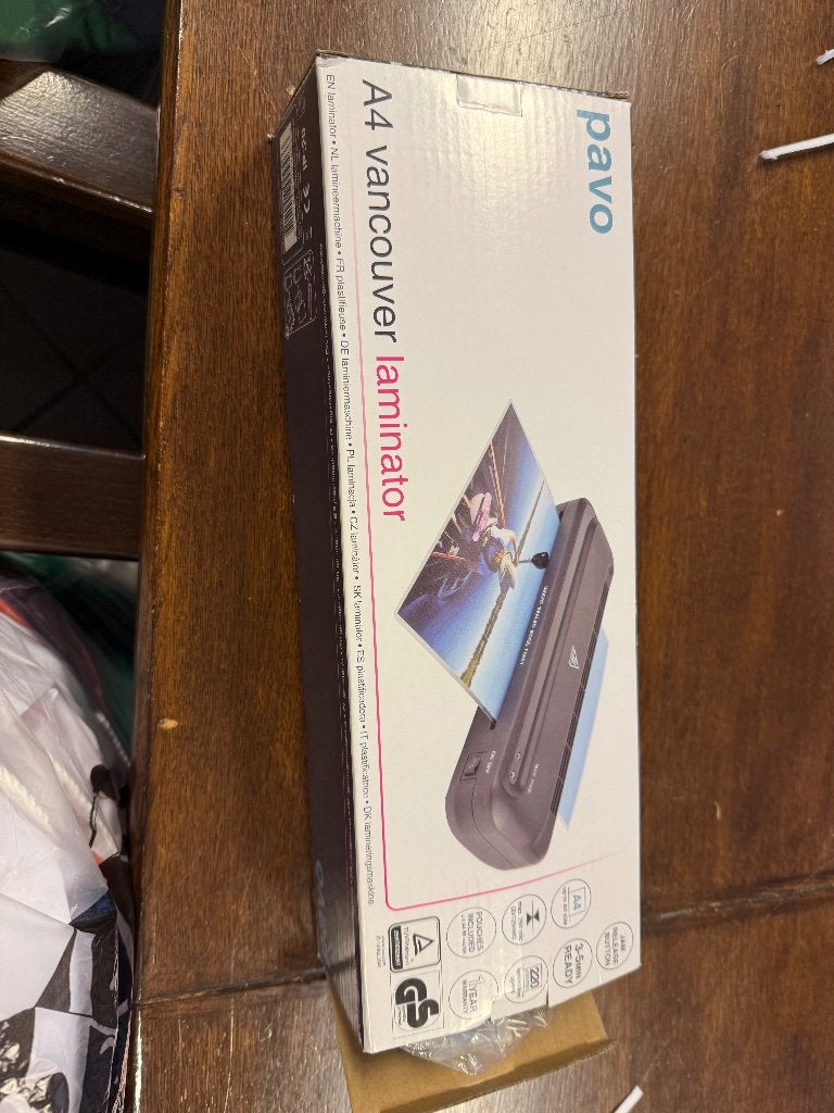 laminator lamineer apparaat, Ophalen, Zo goed als nieuw