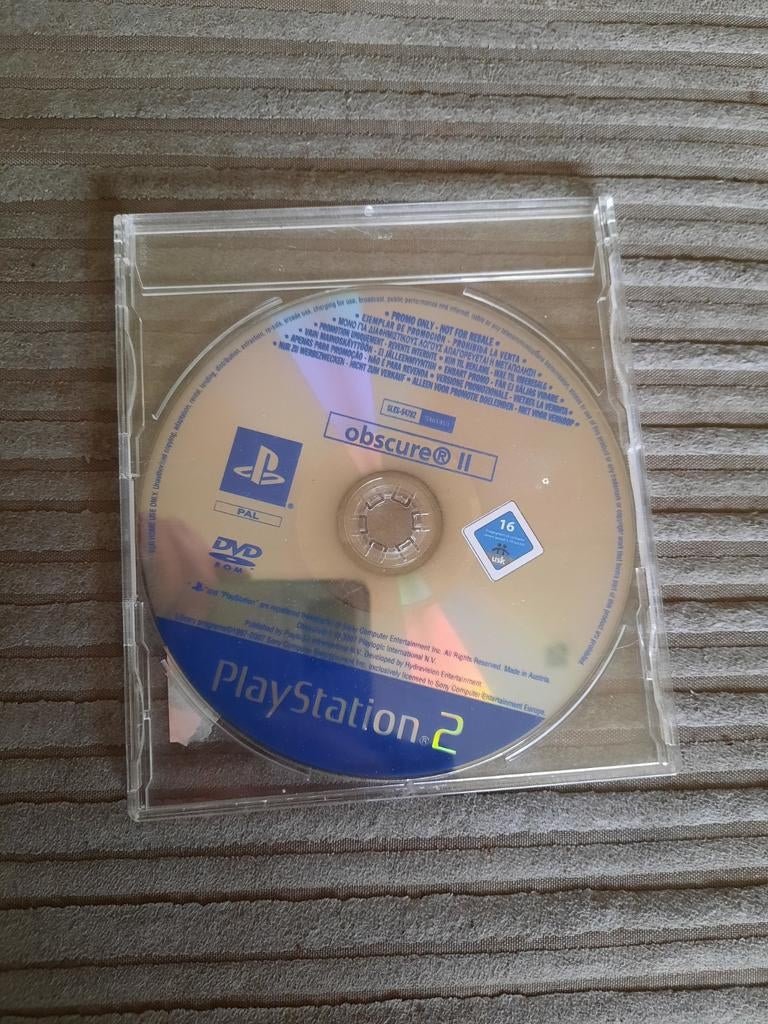 Obscure (R) 2 ( disc promotie, niet voor verkoop), Spelcomputers en Games, Games | Sony PlayStation 2, Ophalen, Zo goed als nieuw