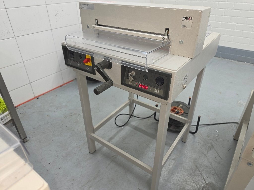 Papiersnijmachine Stapelsnijder ideal 4350, Ophalen, Ideal 4350, Gebruikt, Overige typen