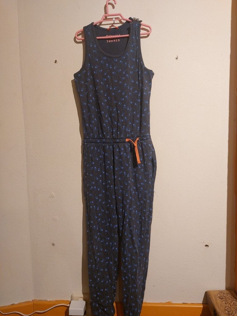 4 - Hema Jumpsuit - Maat 122/128, Overige typen, Meisje, Ophalen of Verzenden, Zo goed als nieuw